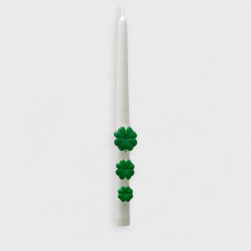 Bougie trèfles verts