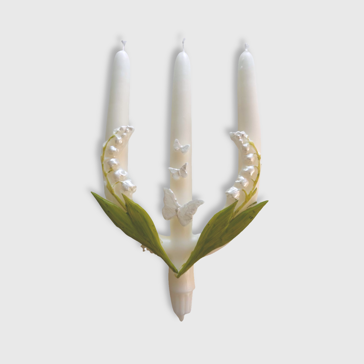 Bougie trident muguet